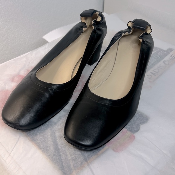 EVERLANE THE Day heel  Ballet inspire Italian leather shoe 91/2 - Picture 5 of 16